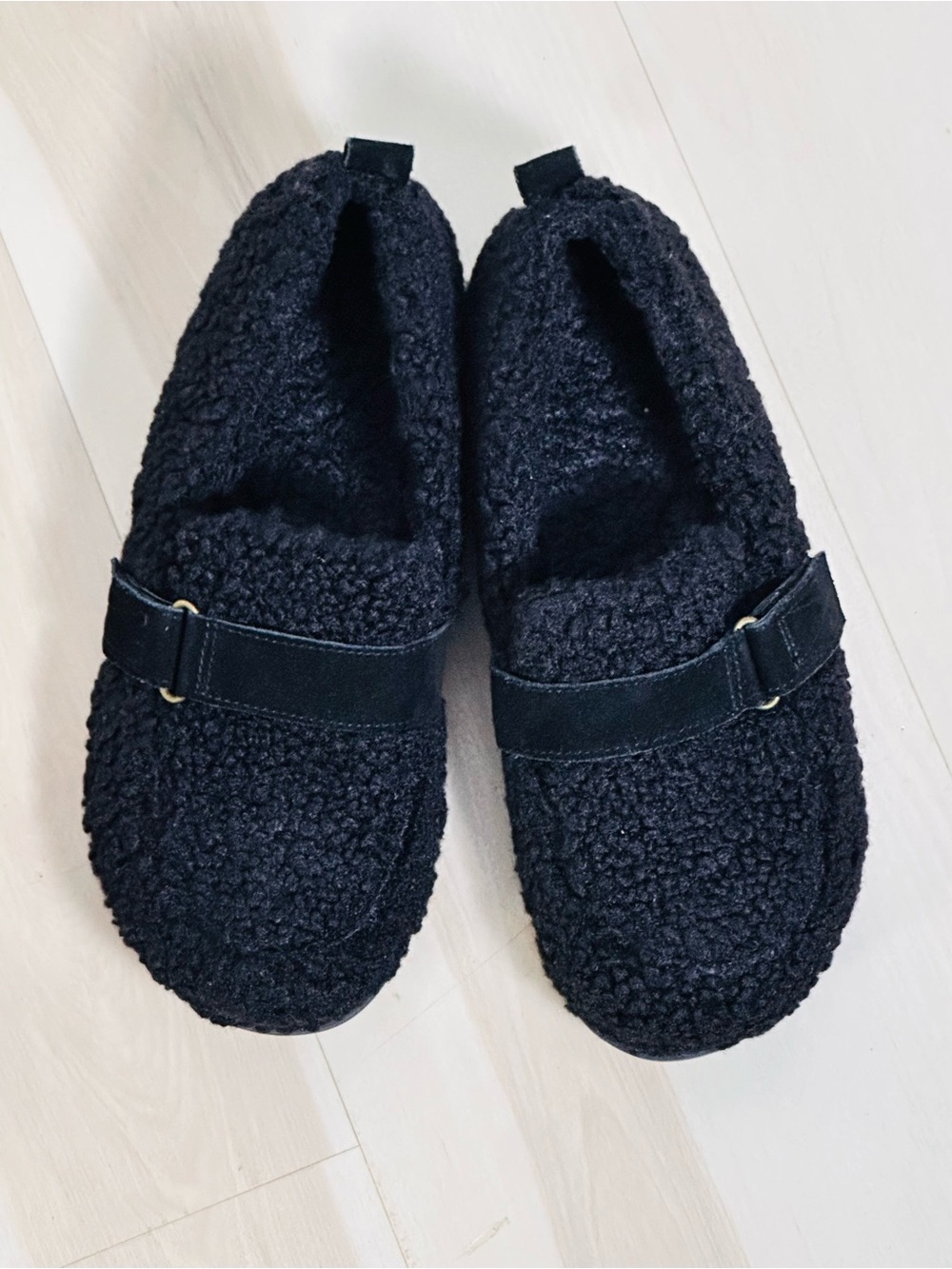 Vionic womens Izzy Mule Slippers Size 9 Cozy Black faux-shearling - Picture 13 of 15